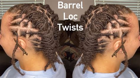 barrel twists|How To: Barrel Twist on Locs .